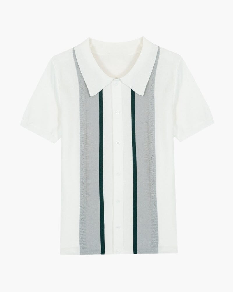 Bradford Polo Knit T-shirt Bernard Grimberg XS 