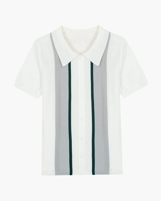 Bradford Polo Knit T-shirt Bernard Grimberg XS 
