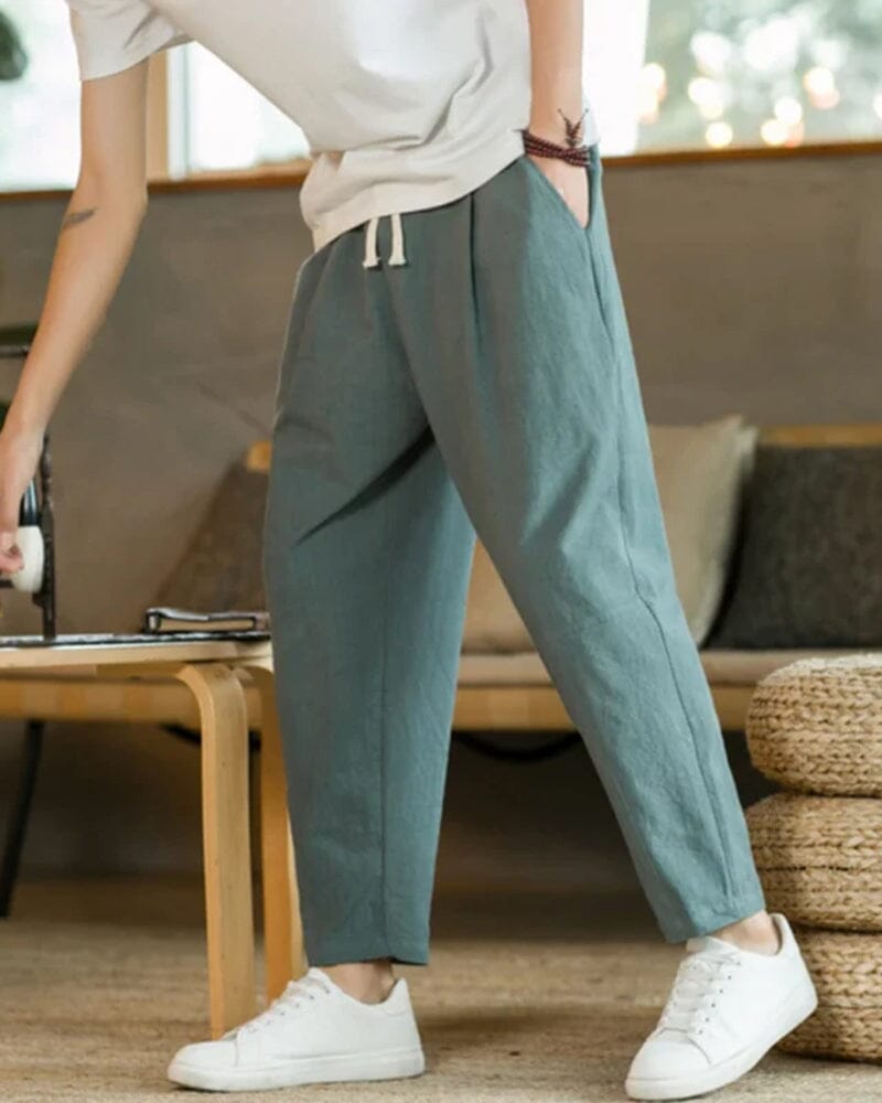 Cancun Cotton Pantalon Bernard Grimberg WorldWide Green S 