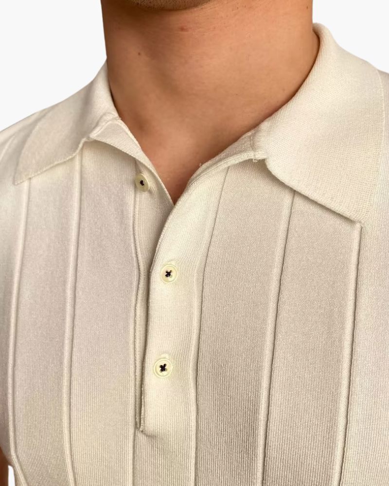 Cannes Ribbed Cotton Polo Bernard Grimberg 