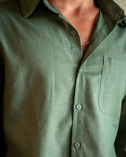 Cape Town - 100% Linen Shirt Bernard Grimberg WorldWide 