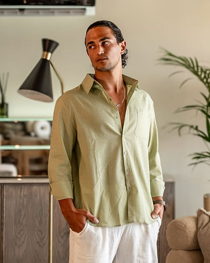 Cape Town - 100% Linen Shirt Bernard Grimberg WorldWide 