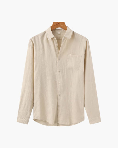 Cape Town - 100% Linen Shirt Bernard Grimberg WorldWide Beige S 
