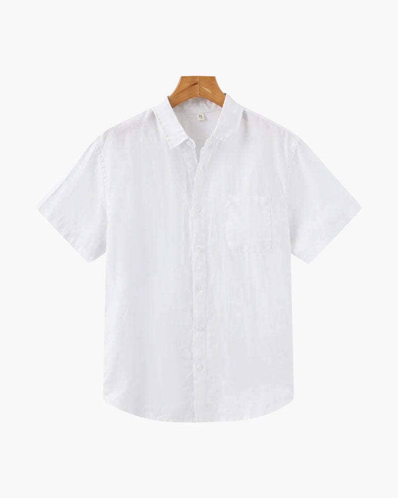 Cape Town - Linen Shirt (Shortsleeve) Bernard Grimberg WorldWide White S 