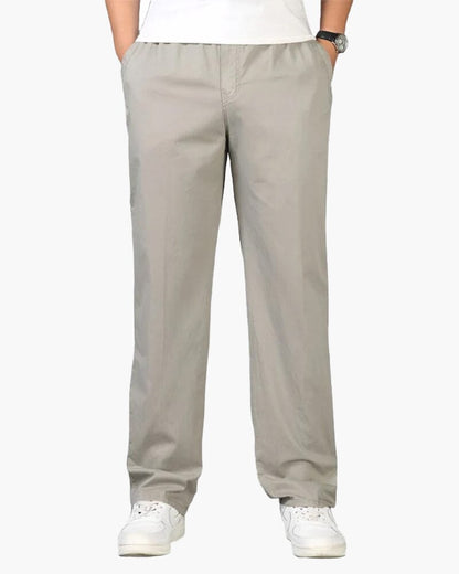 Capri Cotton Pantalon 0 oldmoneystyle S Light Gray 