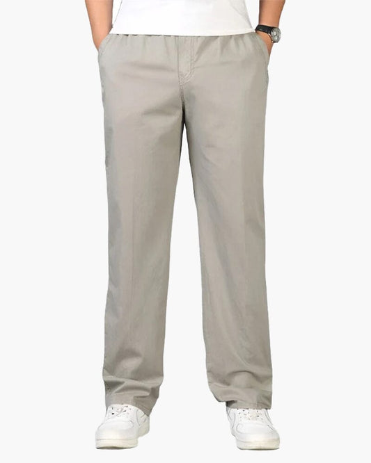 Capri Cotton Pantalon 0 oldmoneystyle S Light Gray 