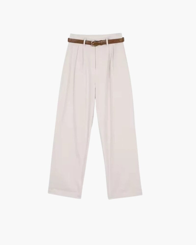 Capri Pants Bernard Grimberg Women White S 
