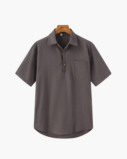 Casablanca - Linen Polo Bernard Grimberg WorldWide Gray S 