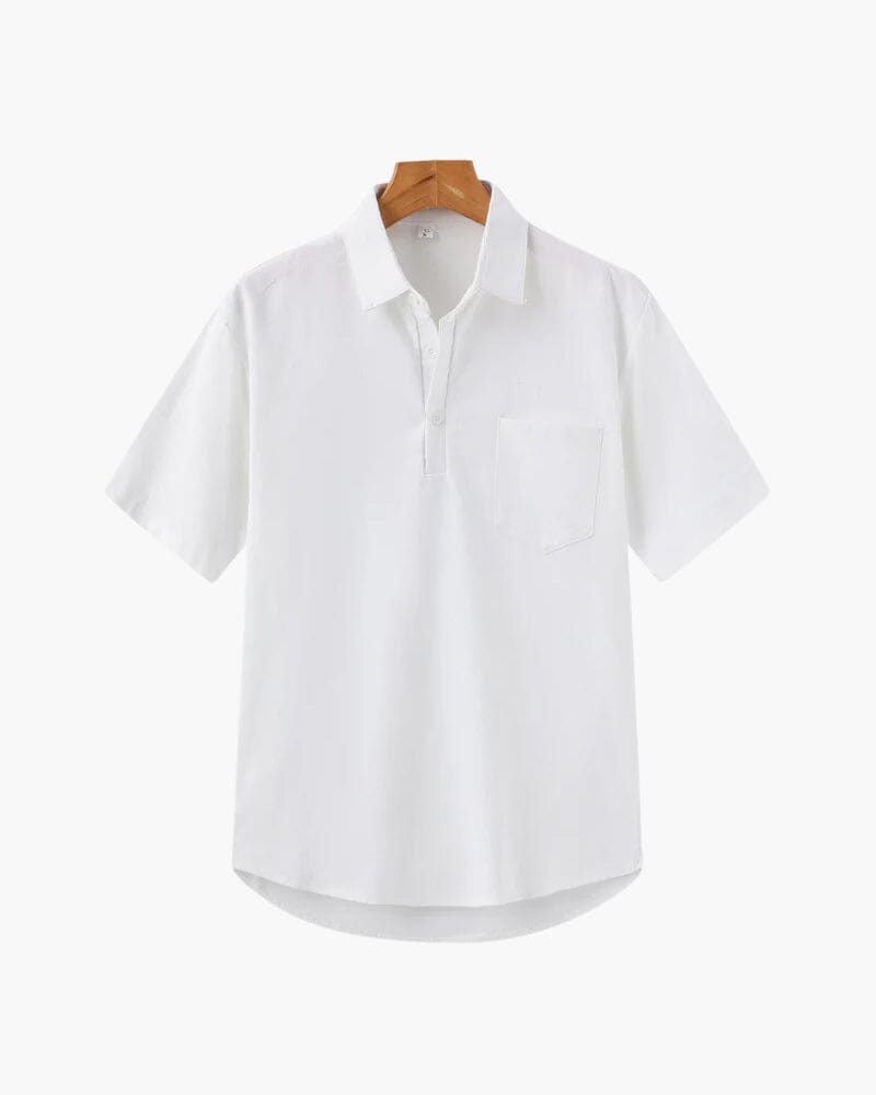 Casablanca - Linen Polo Bernard Grimberg WorldWide White S 
