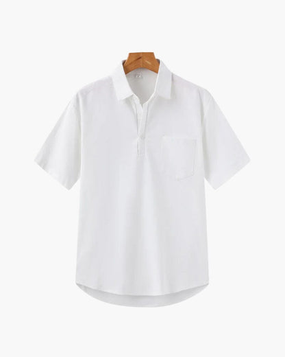 Casablanca - Linen Polo Bernard Grimberg WorldWide White S 