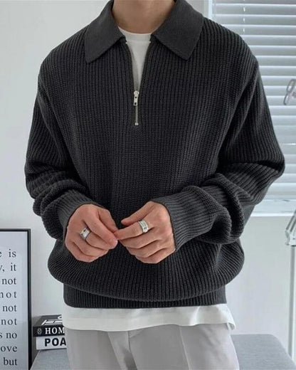 Cesare Half Zip Sweater Bernard Grimberg 
