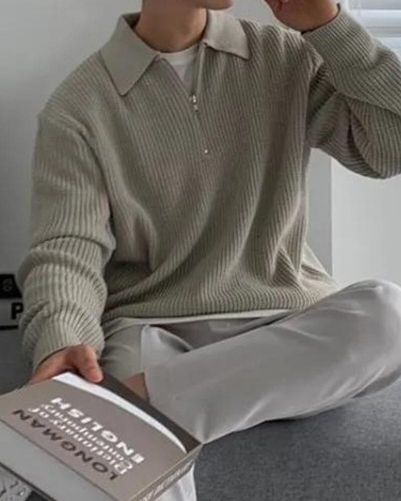 Cesare Half Zip Sweater Bernard Grimberg 