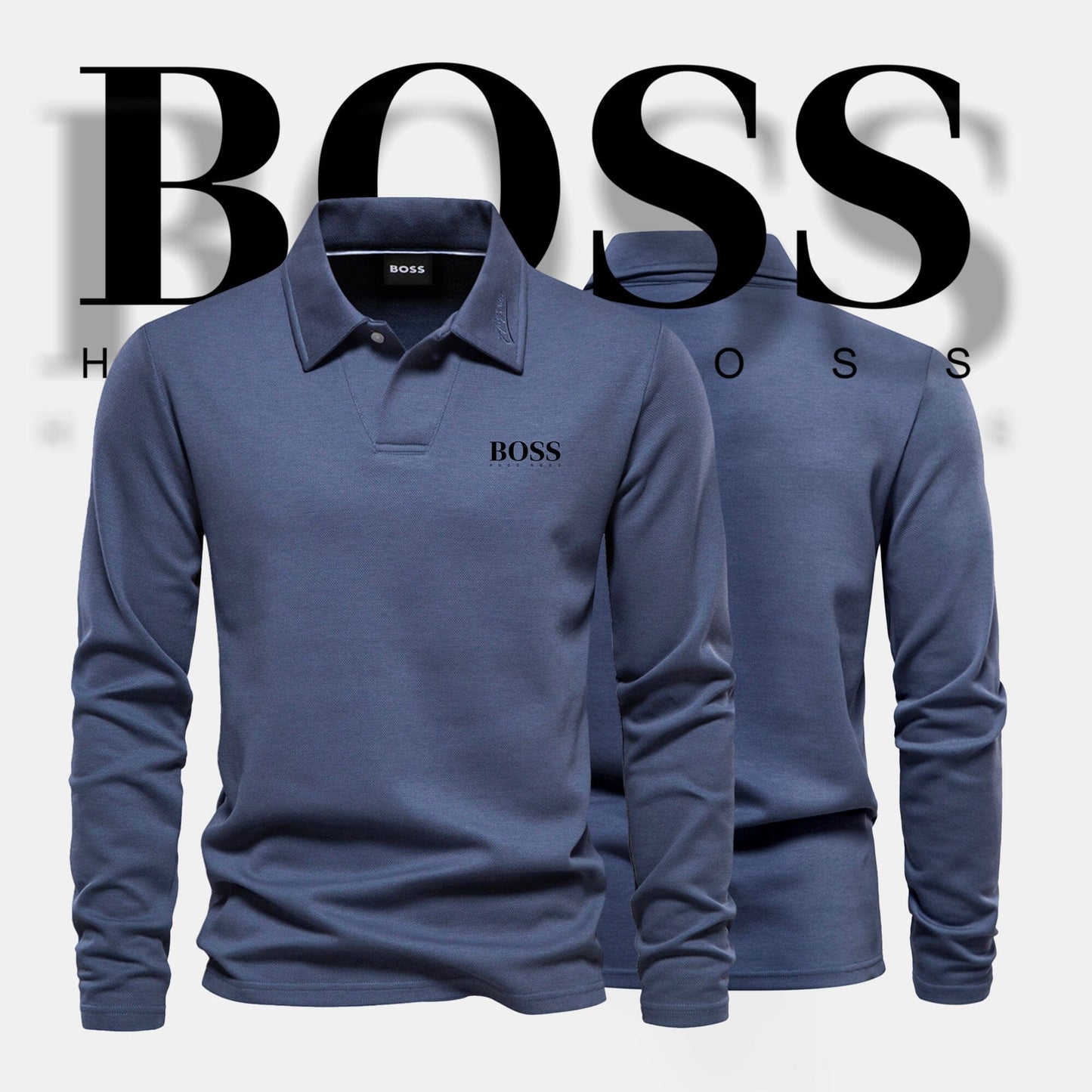 CLASSIC POLO (CLEARANCE) Bernard Grimberg Blue S 