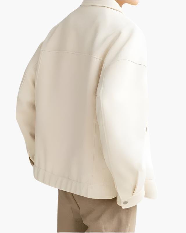 Classic Waffle Textured Overshirt Bernard Grimberg 