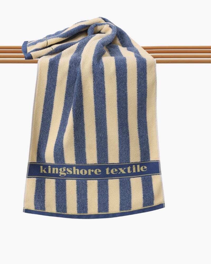 Coastal Stripe Hand Towel 0 Bernard Grimberg Navy 