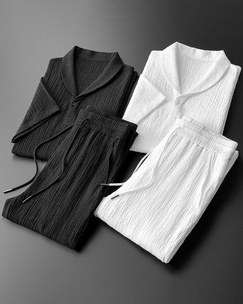 Cotton Polo & Pantalon Set 0 oldmoneystyle 