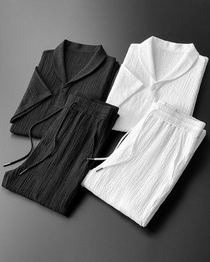 Cotton Polo & Pantalon Set 0 oldmoneystyle 