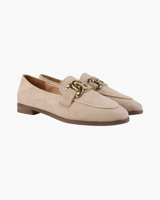 Duchess Loafers Suede Bernard Grimberg Women Beige 35 