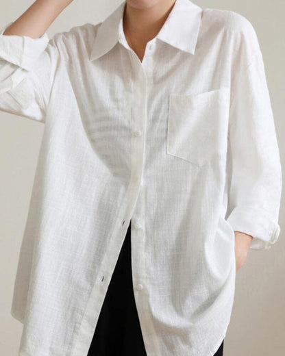 Estate Lady Linen Shirt Bernard Grimberg Women 