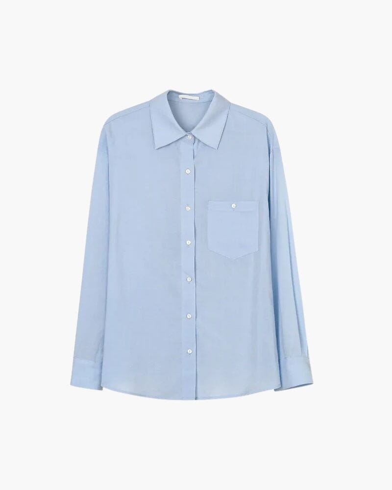 Estate Lady Linen Shirt Bernard Grimberg Women Blue S 