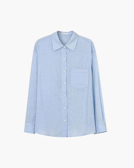 Estate Lady Linen Shirt Bernard Grimberg Women Blue S 