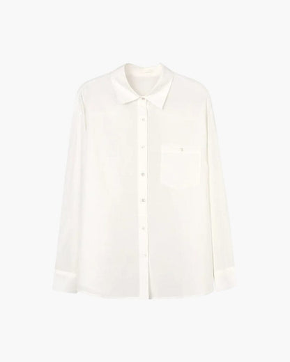 Estate Lady Linen Shirt Bernard Grimberg Women White S 