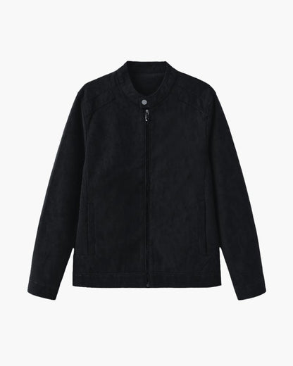 Estate Suede Leather Jacket Jacket Bernard Grimberg Black S 