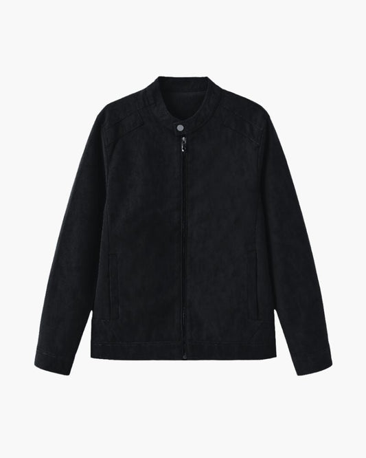 Estate Suede Leather Jacket Jacket Bernard Grimberg Black S 