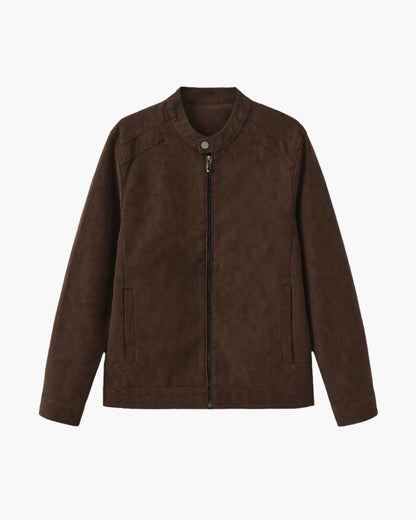 Estate Suede Leather Jacket Jacket Bernard Grimberg Brown S 