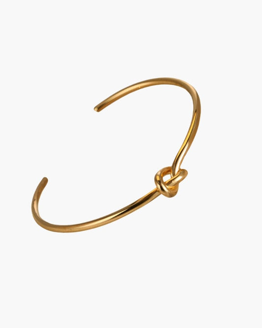 Eternity Knot Bracelet Bernard Grimberg Women Fine jewelry Stainless steel Gold