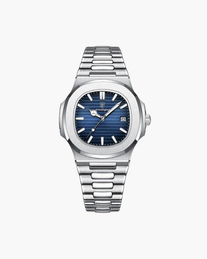 Geneva Classic Watch (Waterproof) Bernard Grimberg Blue 