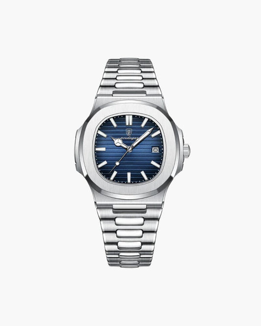 Geneva Classic Watch (Waterproof) Bernard Grimberg Blue 