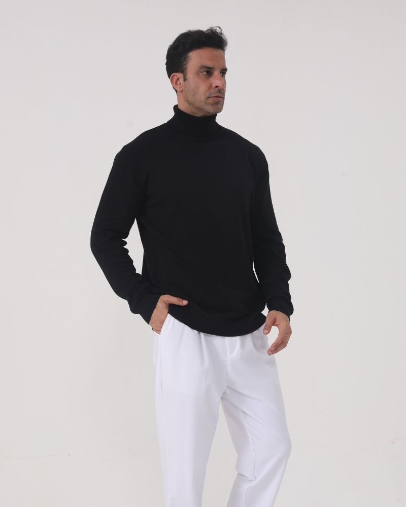 Gstaad Merino Wool Turtleneck Bernard Grimberg 