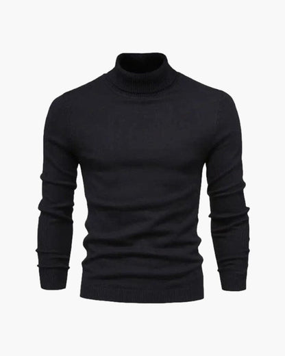 Gstaad Merino Wool Turtleneck Bernard Grimberg Black S 