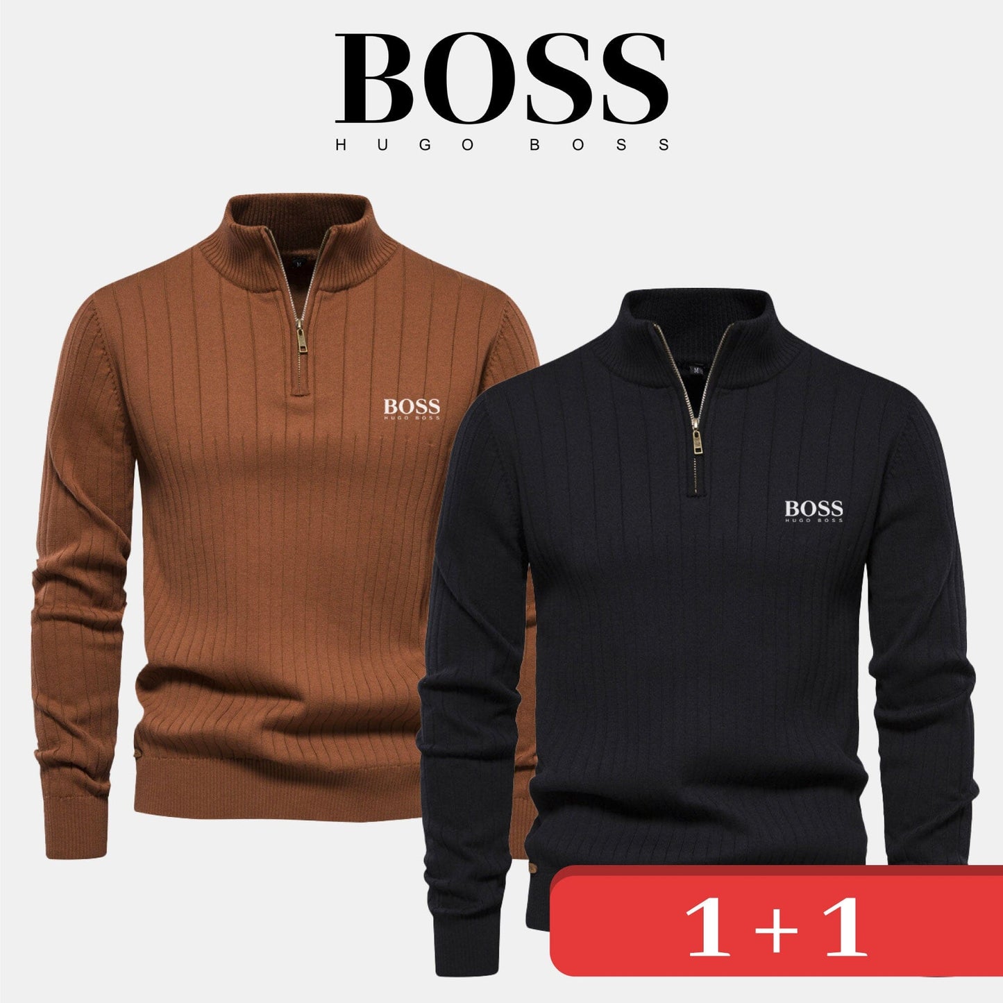 HB Sweater (1+1) Clearance Bernard Grimberg brown S 