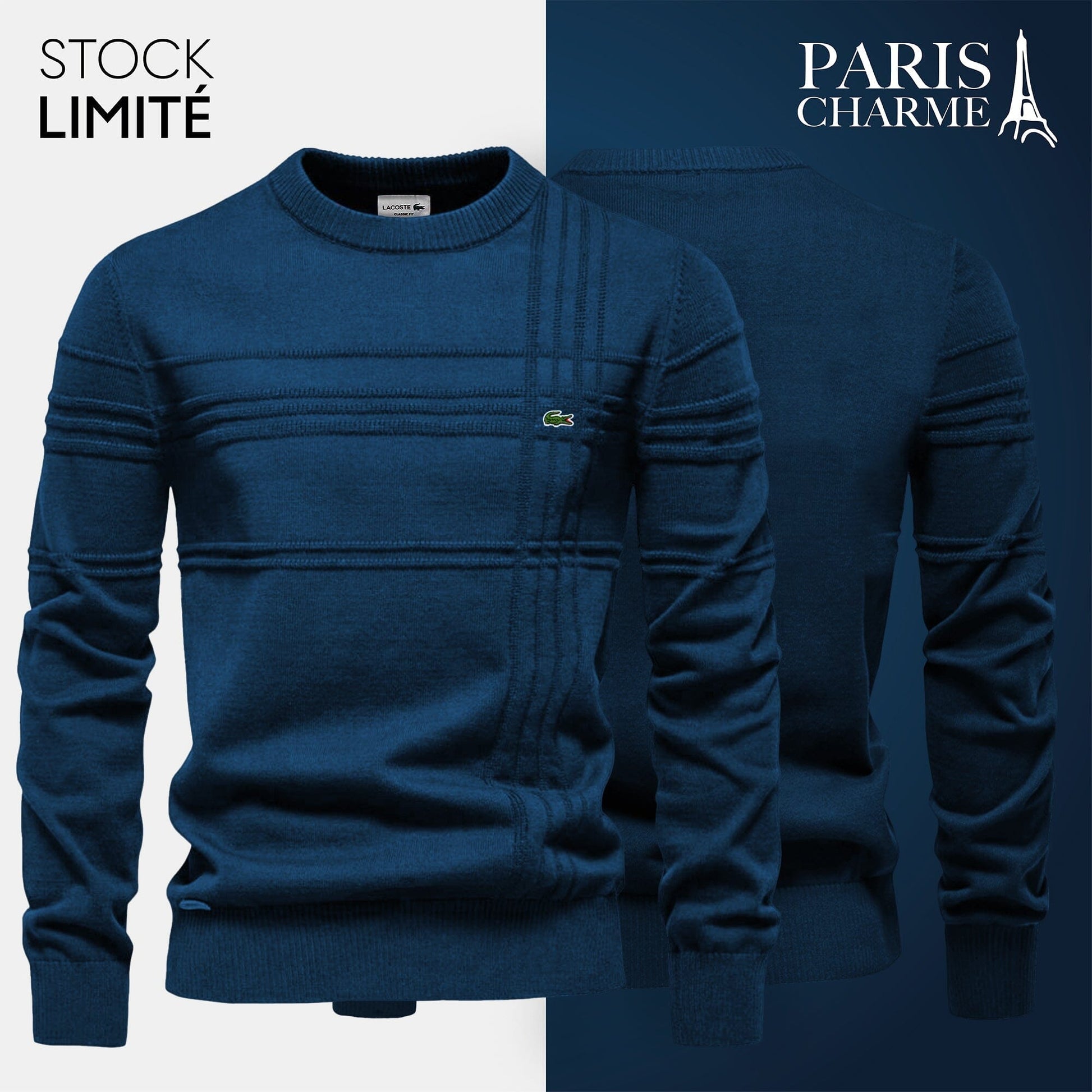LC™ Textured Men's Sweater (CLEARANCE) Bernard Grimberg Navy blue S 