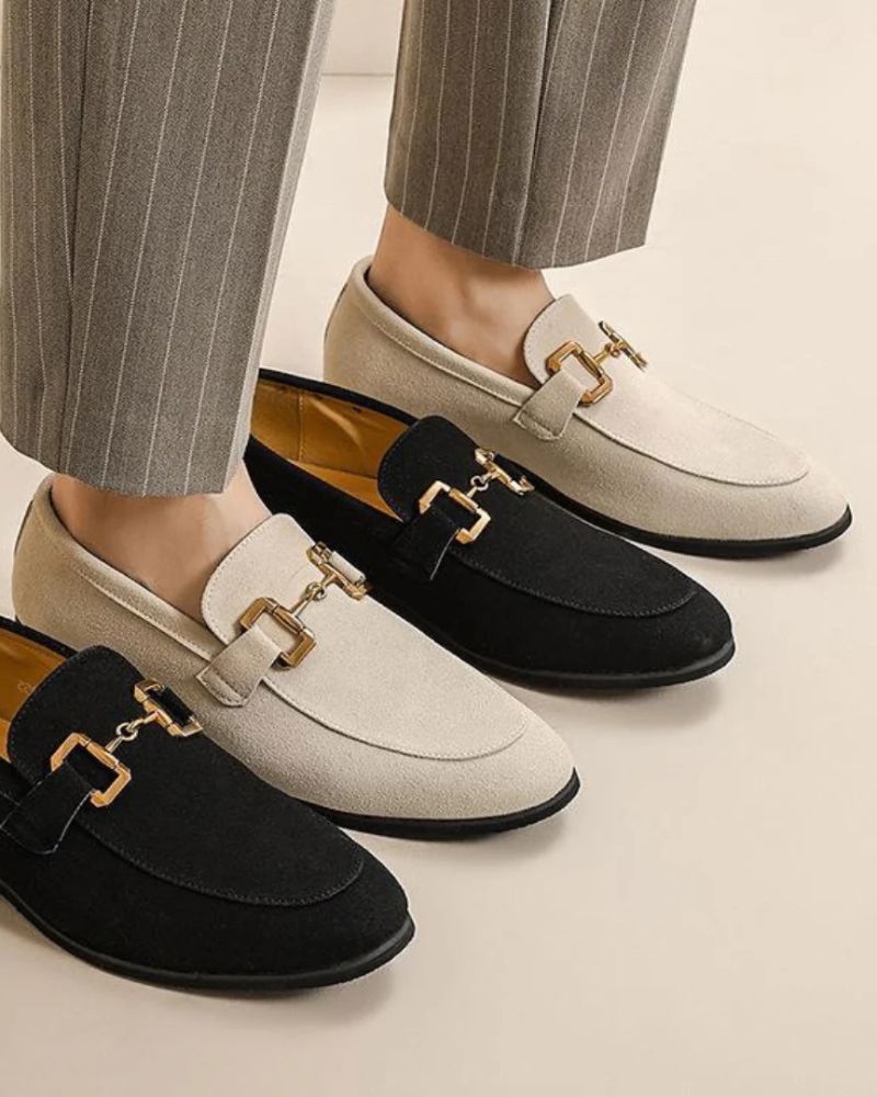 Luxury Suede Loafers Bernard Grimberg 