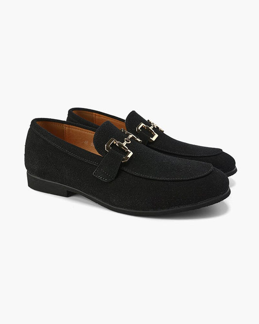 Luxury Suede Loafers Bernard Grimberg Black EU 38 / US 5 / UK 4 