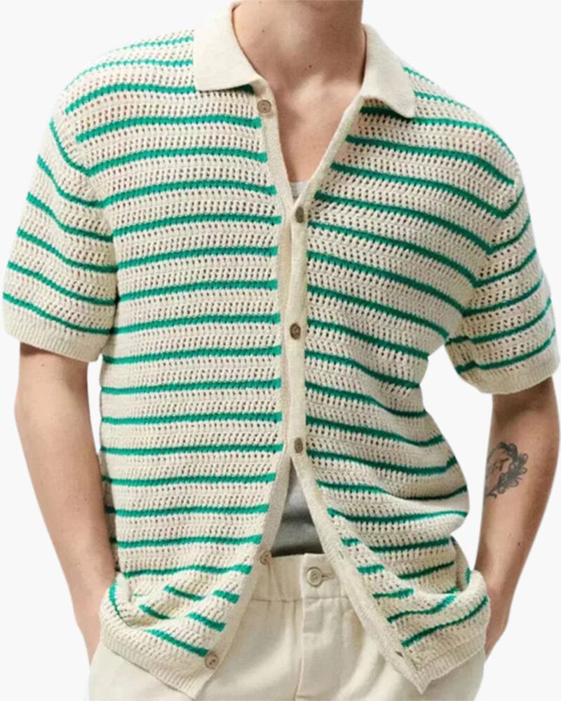 Marbella - Knitted Button Shirt Bernard Grimberg WorldWide S 