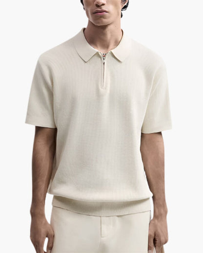 Marbella Zip Up Polo Bernard Grimberg WorldWide 