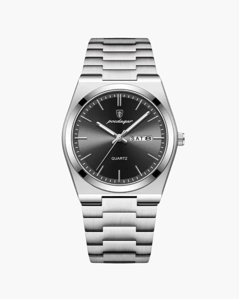 Marine Quartz Watch Bernard Grimberg Dark Gray 