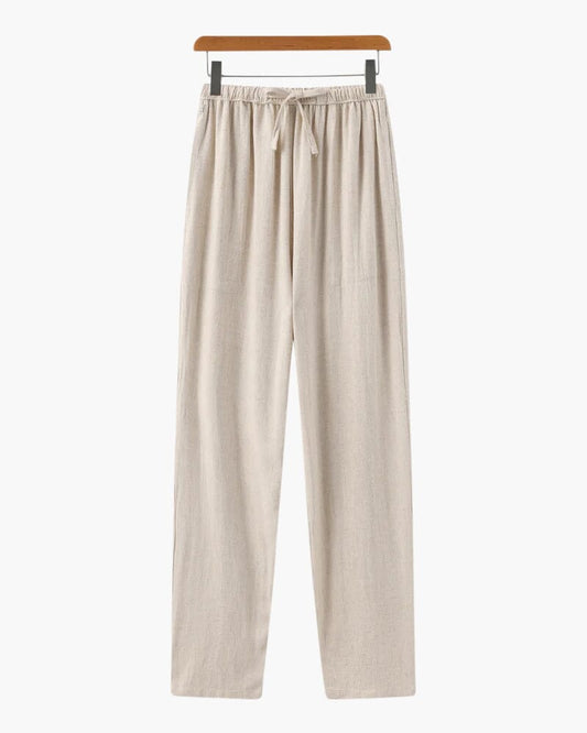 Marrakech - Linen Pantalon (Slim Fit) Bernard Grimberg WorldWide Beige S 