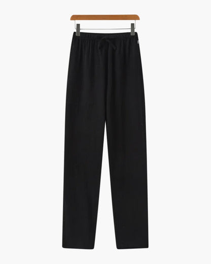 Marrakech - Linen Pantalon (Slim Fit) Bernard Grimberg WorldWide Black S 