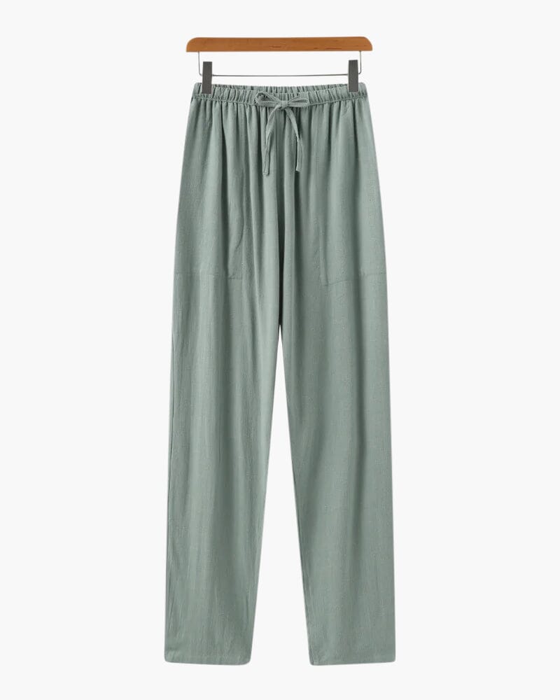 Marrakech - Linen Pantalon (Slim Fit) Bernard Grimberg WorldWide Green S 