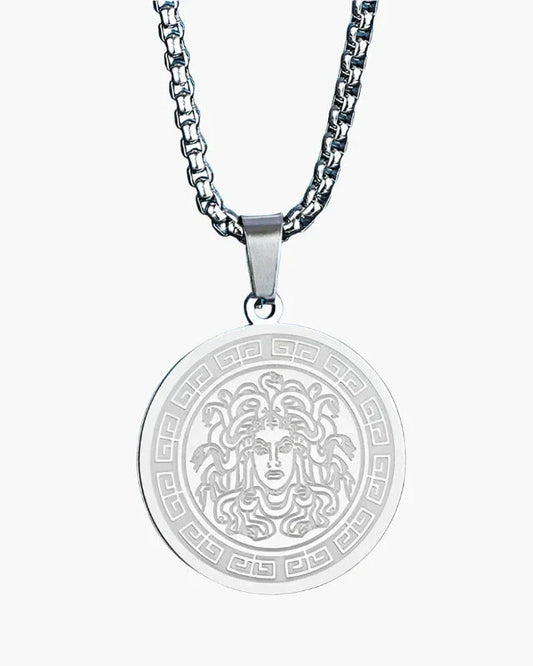 Medusa Long Chain (Gold & Silver) 0 oldmoneystyle Silver 