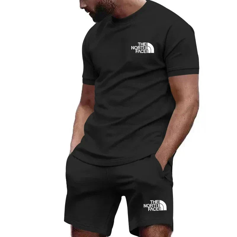 Men's T-shirt + Shorts Set Bernard Grimberg Black S 