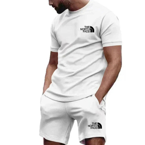 Men's T-shirt + Shorts Set Bernard Grimberg White S 