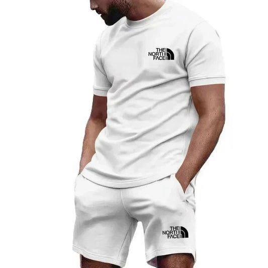 Men's T-shirt + Shorts Set Bernard Grimberg White S 