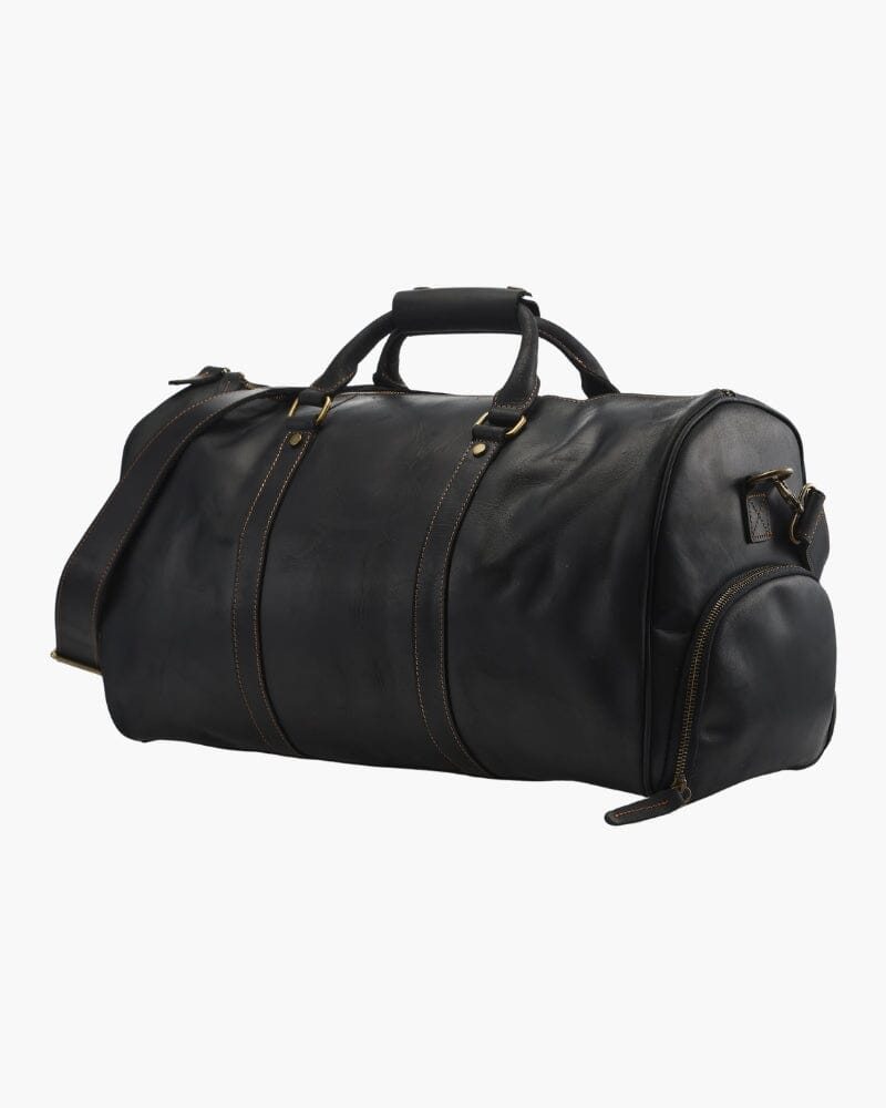 Montague Leather Duffle 0 Bernard Grimberg Black 