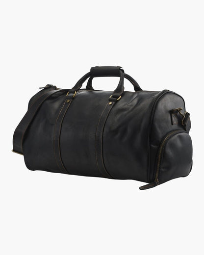 Montague Leather Duffle 0 Bernard Grimberg Black 